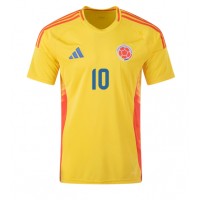 Camisa de time de futebol Colômbia James Rodriguez #10 Replicas 1º Equipamento Copa America 2024 Manga Curta